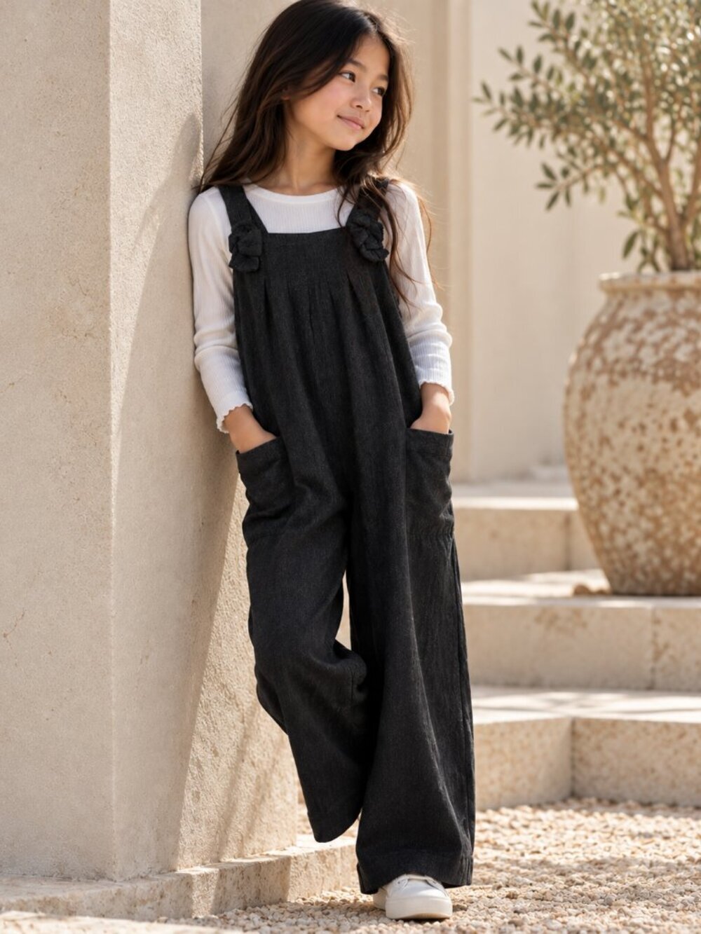 Zara Kids Wool Blend Knit Jumper Dress Size 9 (134 cm) Charcoal Grey Sleeveless